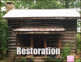 Historic Log Cabin Restoration  Fulton County, Kentucky